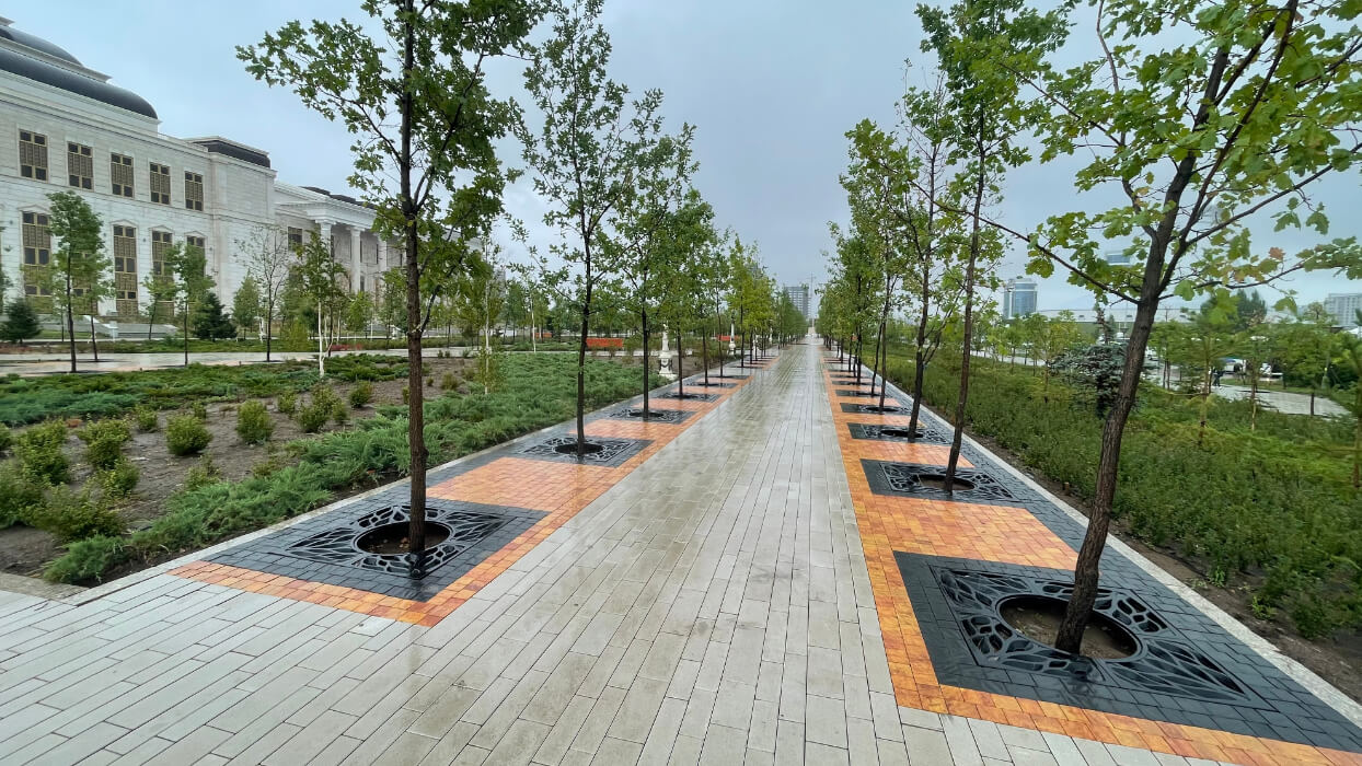 Приствольная решетка для дерева ZKING CRUST 1.2х1.2м Черная в Армавире фото