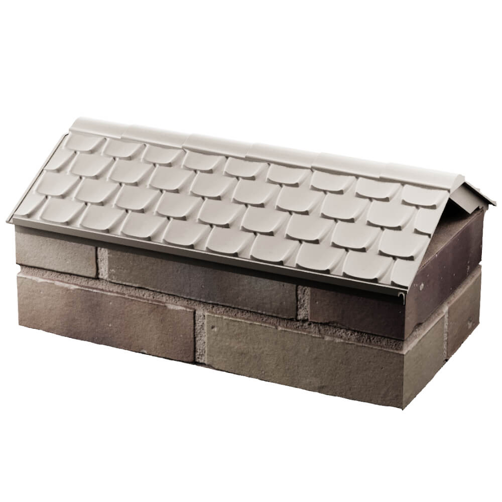 Парапет Zking Эльбрус Бежевый с посадкой на 1 кирпич (255мм) в Армавире фото