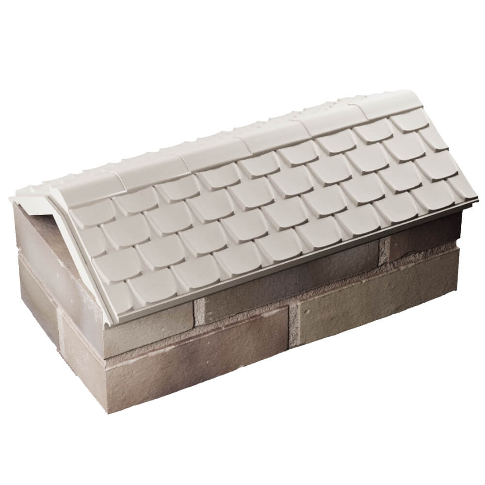 Парапет Zking Эльбрус Бежевый с посадкой на 1 кирпич (255мм) в Армавире фото