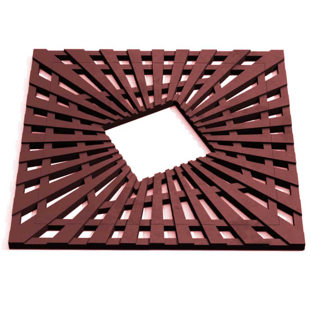 Приствольная решетка для дерева ZKING ATMOSPHERE 1.2х1.2м Коричневая Армавир фото