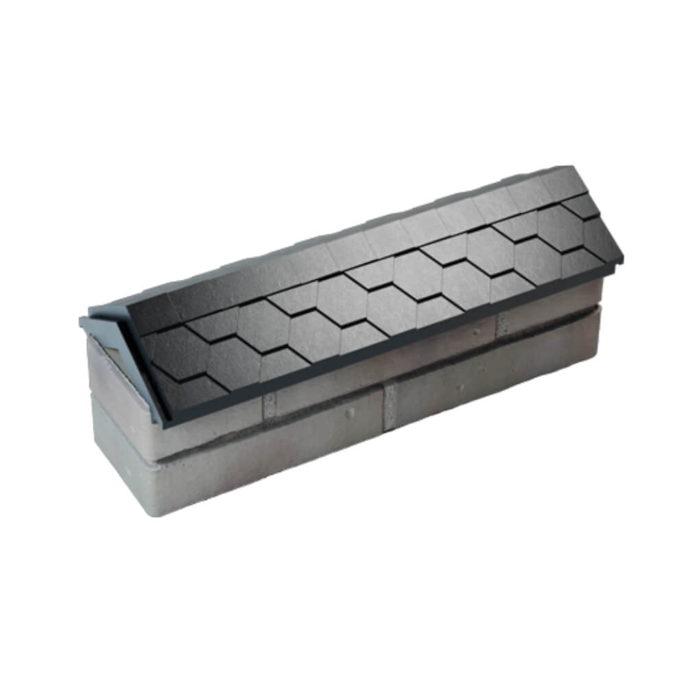 Парапет Zking Эверест Черный с посадкой на 0.5 кирпича (130мм) в Армавире фото