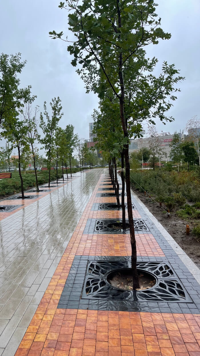 Приствольная решетка для дерева ZKING CRUST 1.2х1.2м Черная в Армавире фото