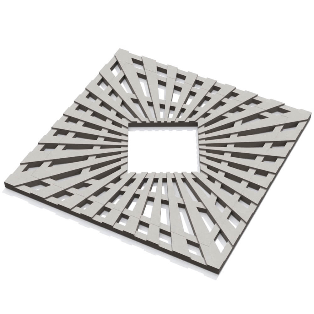 Приствольная решетка для дерева ZKING ATMOSPHERE 1.2х1.2м Бежевая в Армавире фото