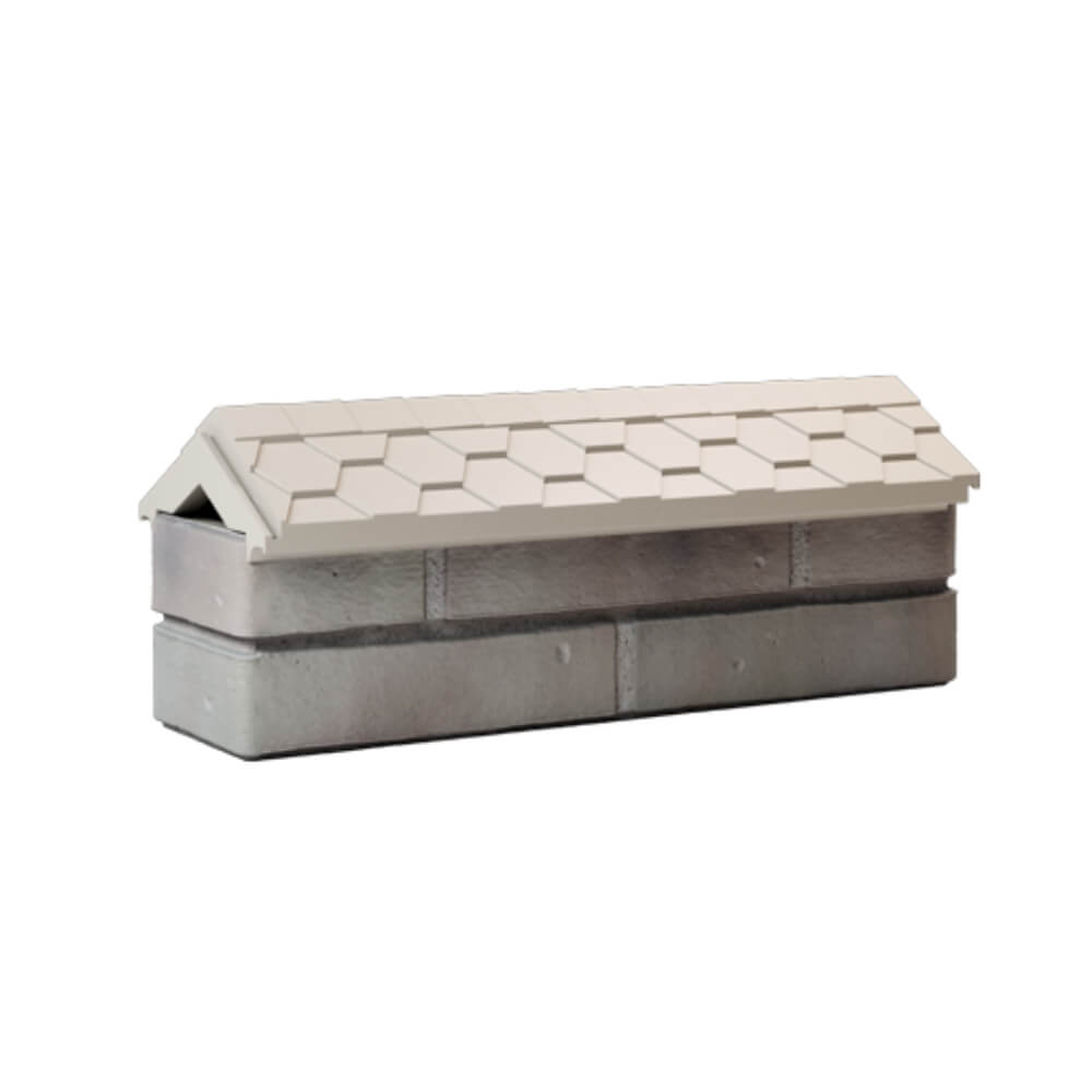 Парапет Zking Эверест Бежевый с посадкой на 0.5 кирпича (130мм) Армавир фото