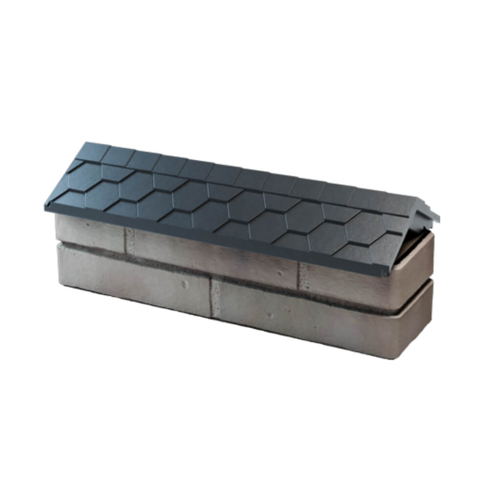 Парапет Zking Эверест Серый с посадкой на 0.5 кирпича (130мм) в Армавире фото