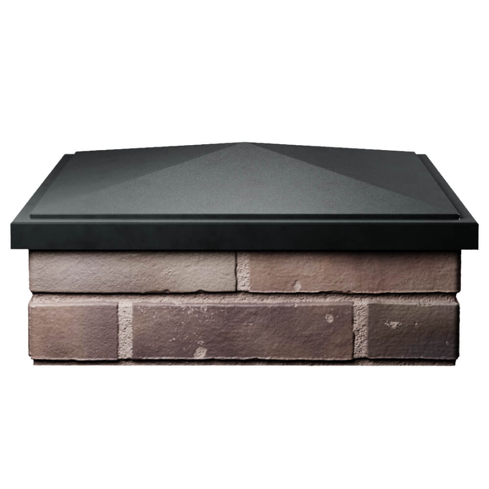 Колпак Zking БонаМоно Черный на столб 2х2 кирпича (515х515, 530х530мм) Армавир фото