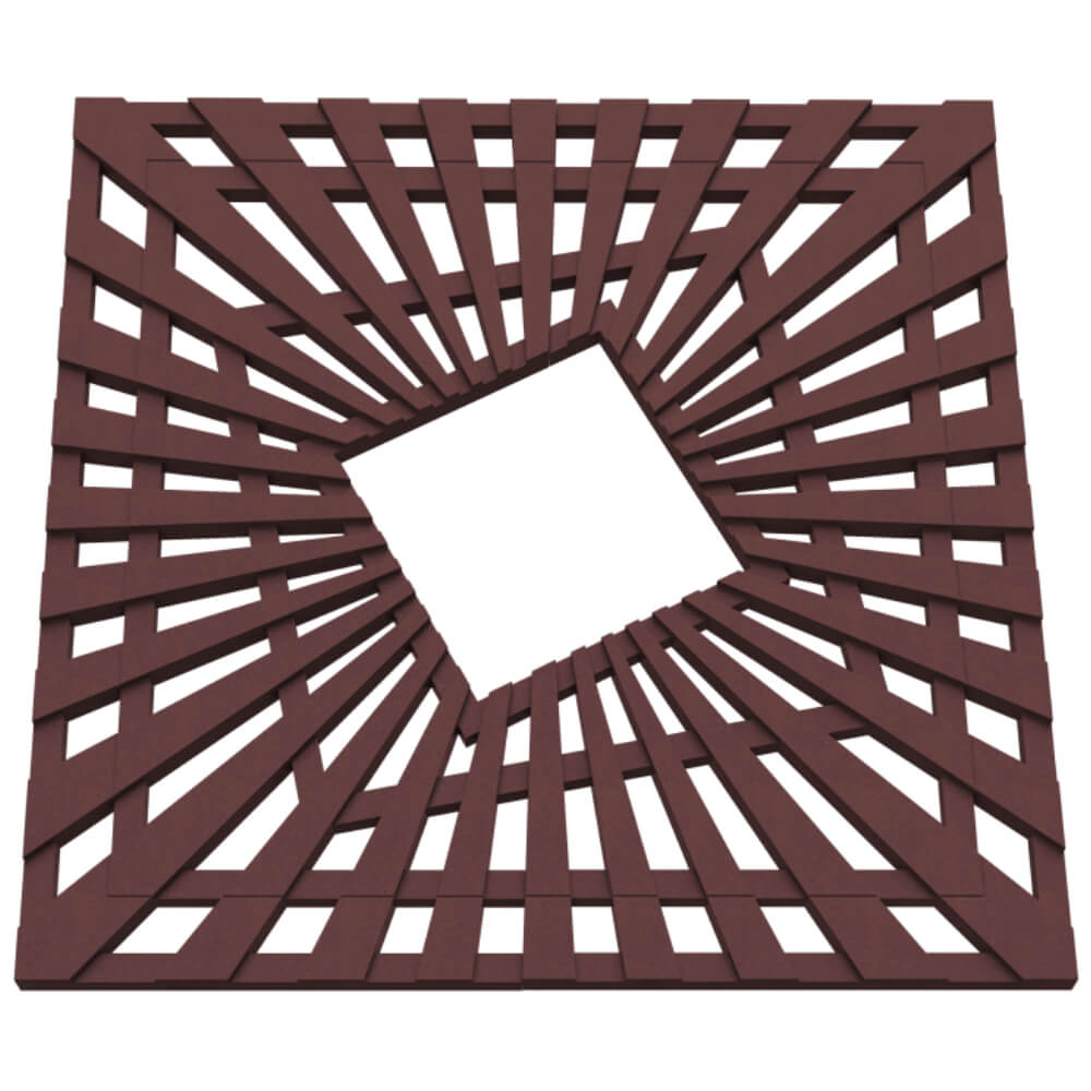 Приствольная решетка для дерева ZKING ATMOSPHERE 1.2х1.2м Коричневая в Армавире фото