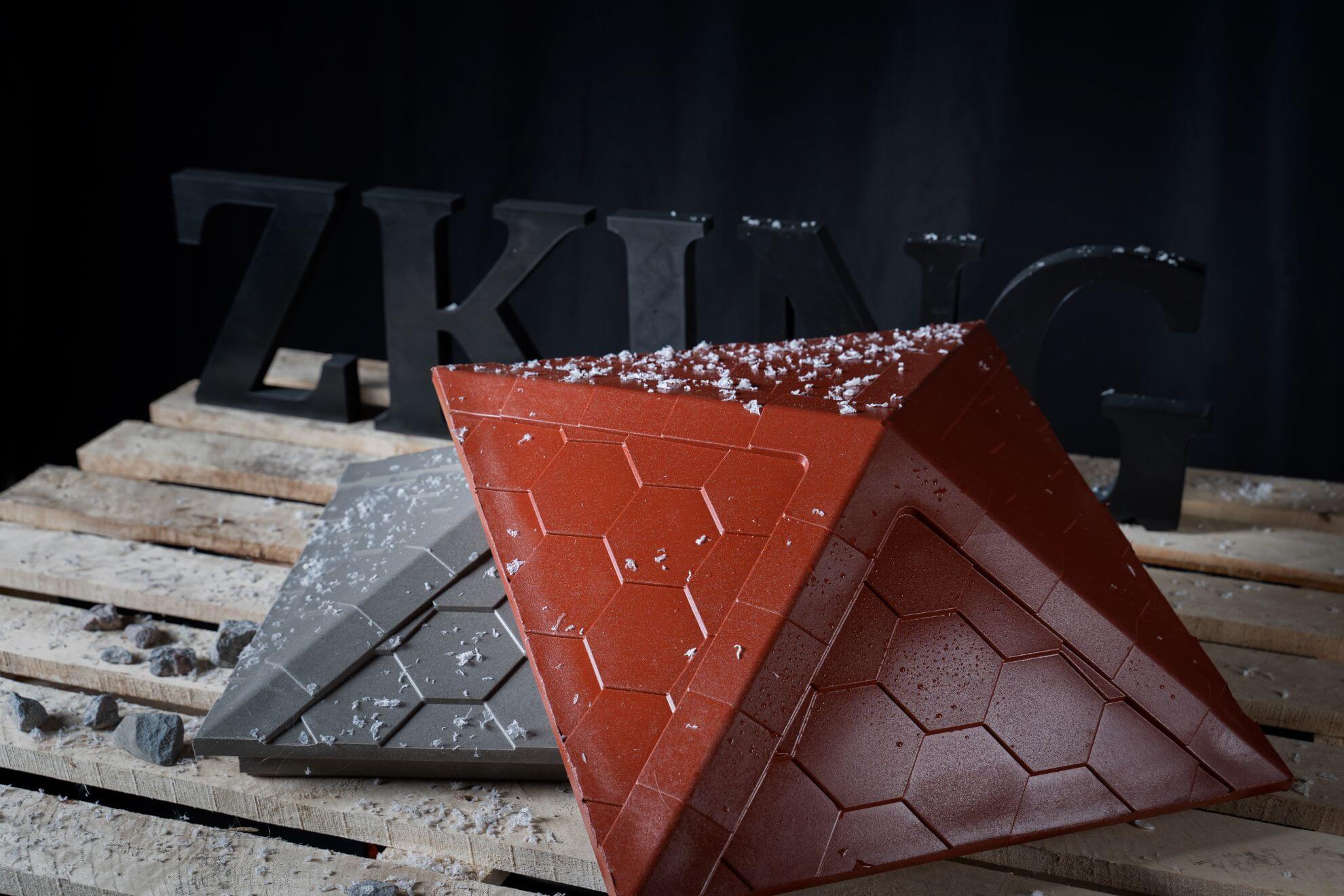 Колпак Zking Эверест Красный на столб 1.5х1.5 кирпича (390х390мм) в Армавире фото