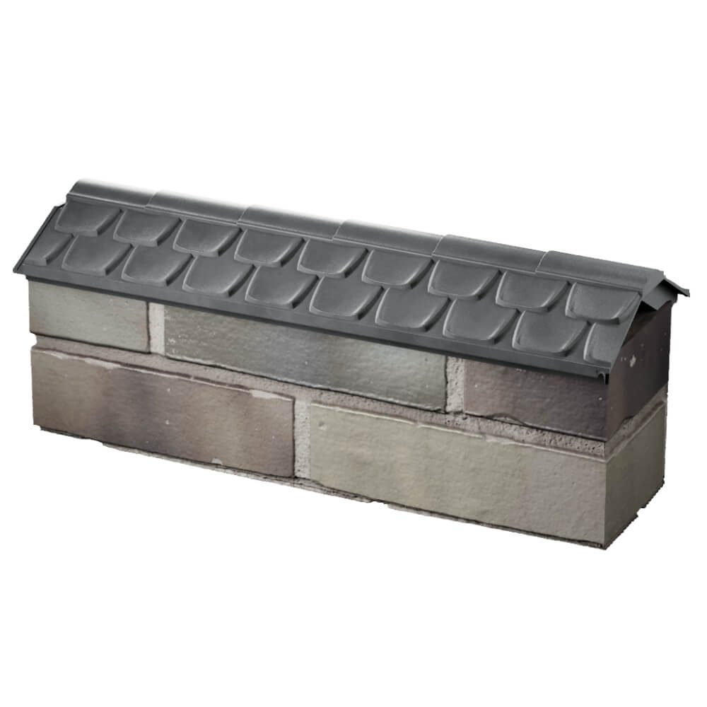 Парапет Zking Эльбрус Серый с посадкой на 0.5 кирпича (130мм) в Армавире фото