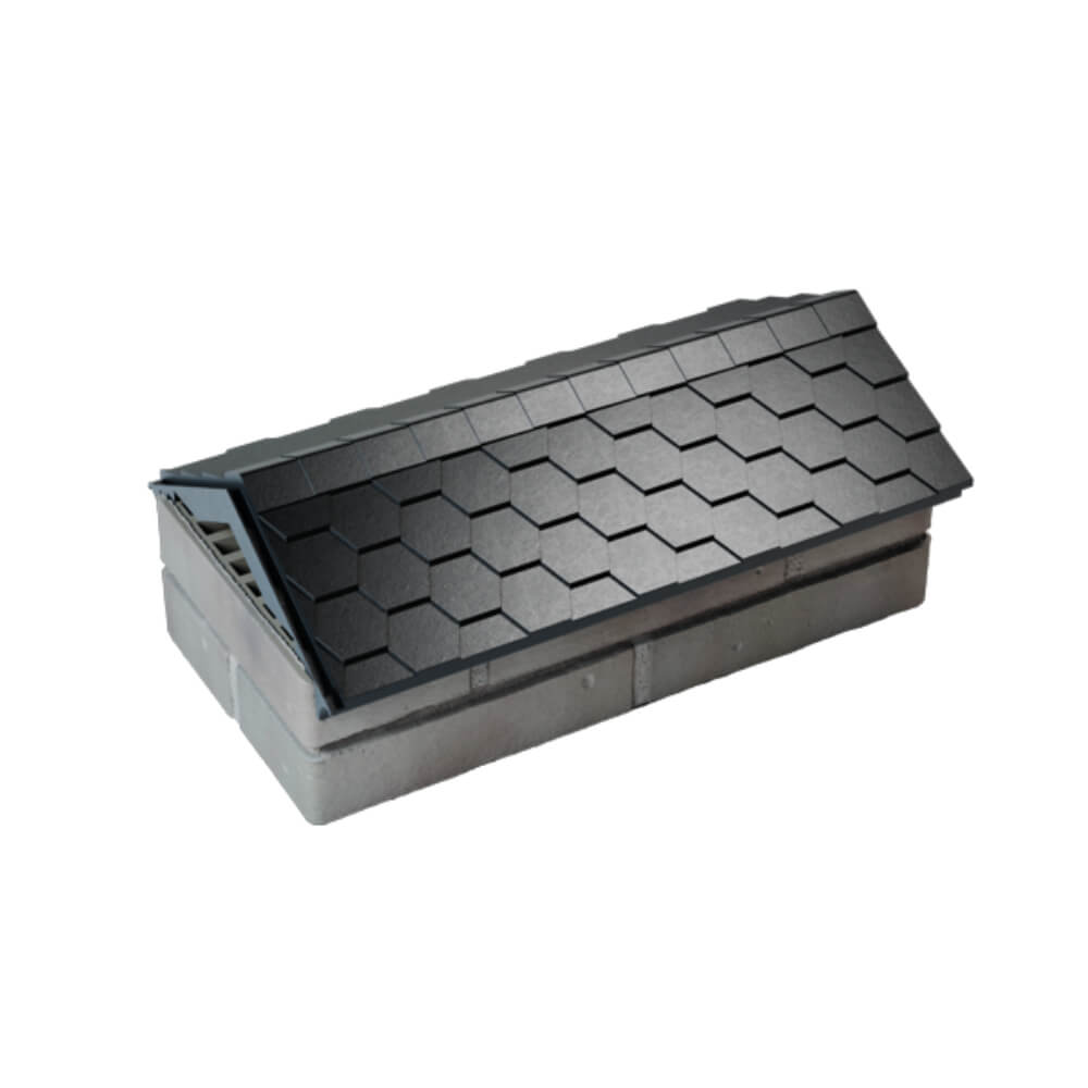 Парапет Zking Эверест Черный с посадкой на 1 кирпич (200/225/255мм) в Армавире фото