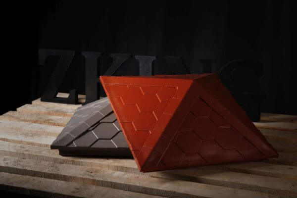 Колпак Zking Эверест Красный на столб 1.5х1.5 кирпича (390х390мм) в Армавире фото