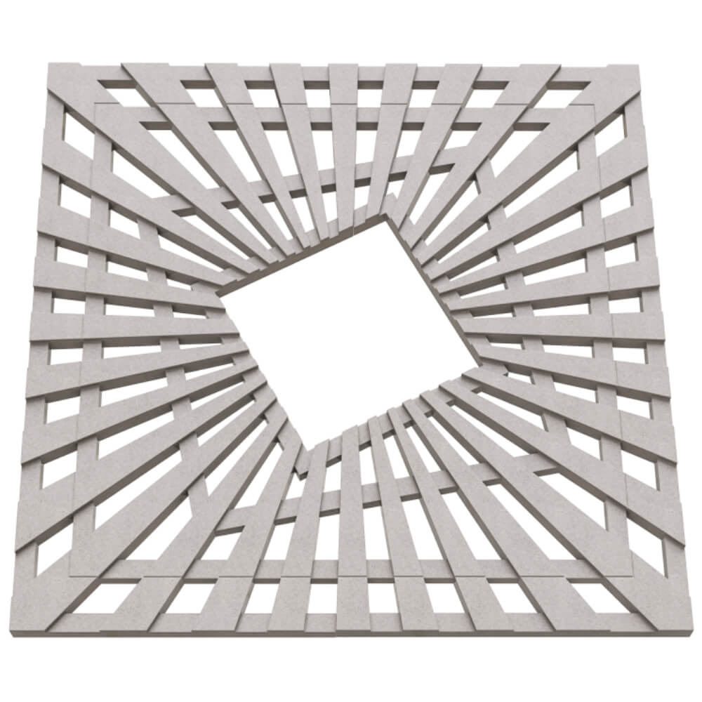 Приствольная решетка для дерева ZKING ATMOSPHERE 1.2х1.2м Бежевая в Армавире фото