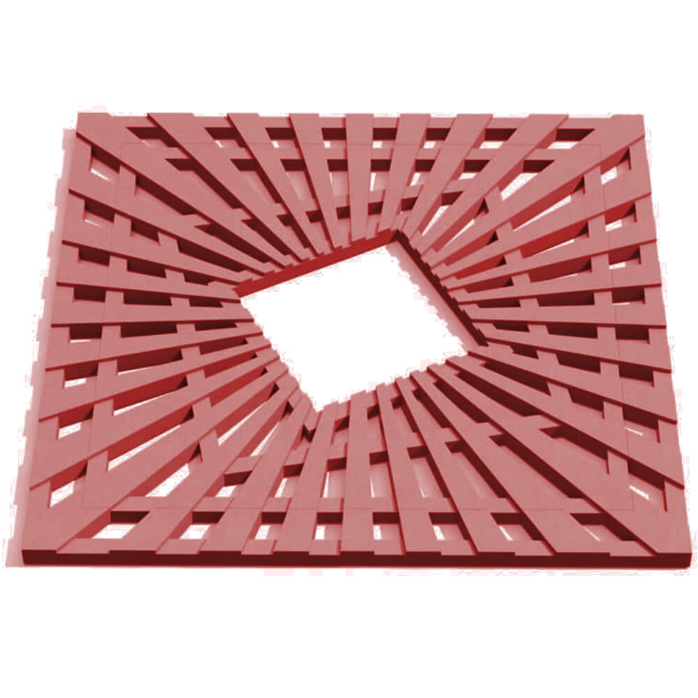 Приствольная решетка для дерева ZKING ATMOSPHERE 1.2х1.2м Красная Армавир фото