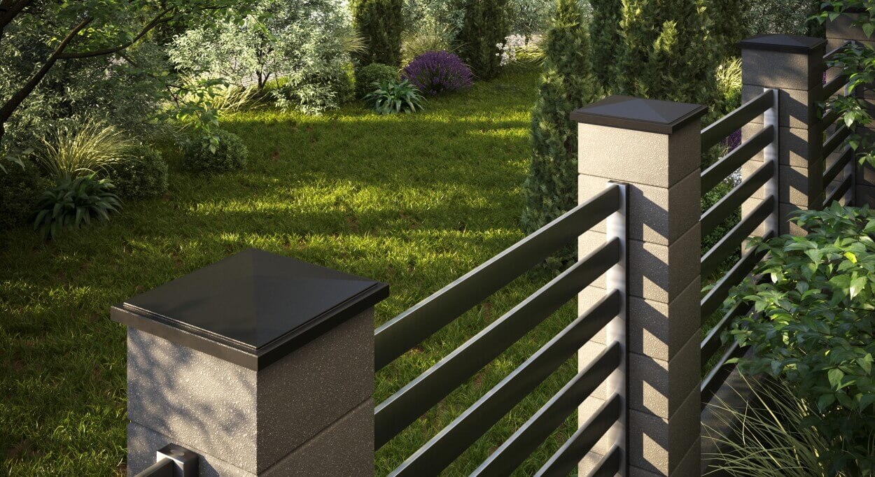 Колпак Zking БонаМоно Коричневый на столб 1.5х1.5 кирпича (385х385, 400х400мм) в Армавире фото