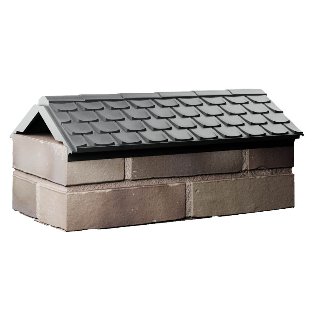 Парапет Zking Эльбрус Серый с посадкой на 1 кирпич (255мм) Армавир фото
