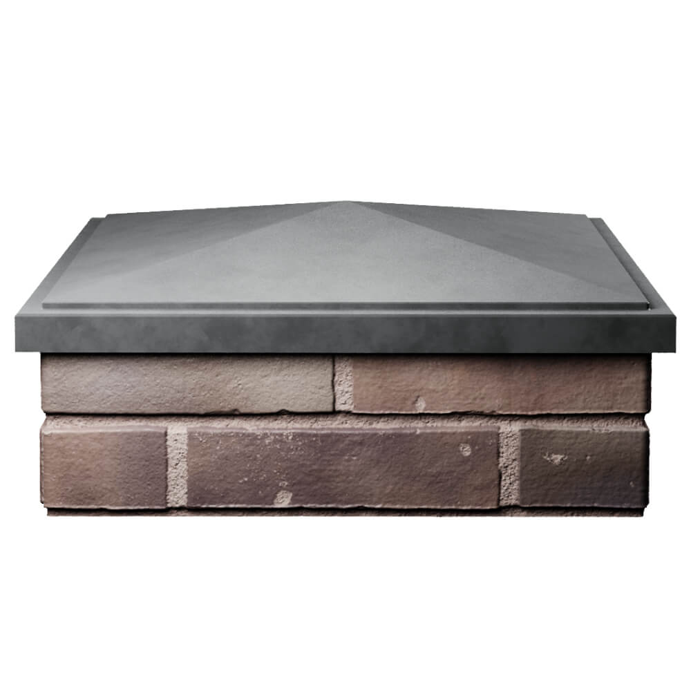 Колпак Zking БонаМоно Серый на столб 2х2 кирпича (515х515, 530х530мм) Армавир фото