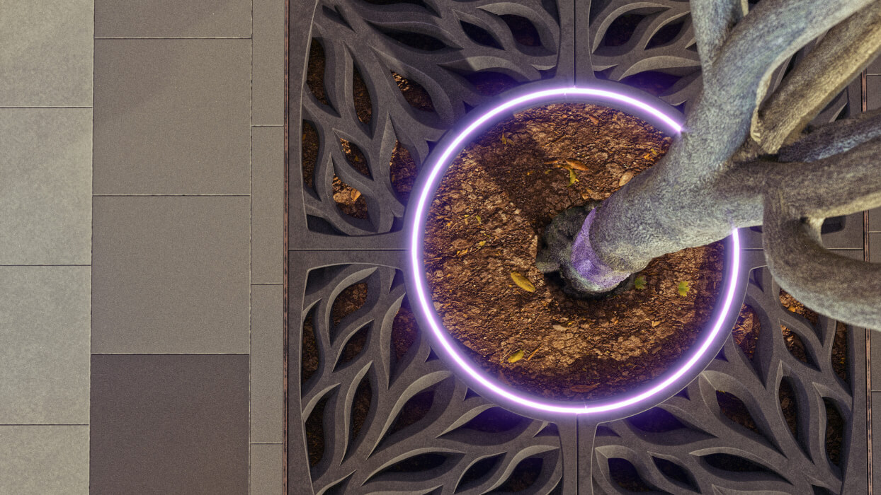 Приствольная решетка для дерева ZKING CRUST 1.2х1.2м Черная в Армавире фото