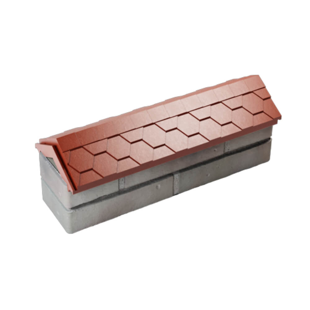 Парапет Zking Эверест Красный с посадкой на 0.5 кирпича (130мм) в Армавире фото