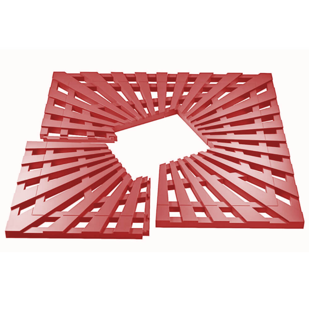 Приствольная решетка для дерева ZKING ATMOSPHERE 1.2х1.2м Красная в Армавире фото