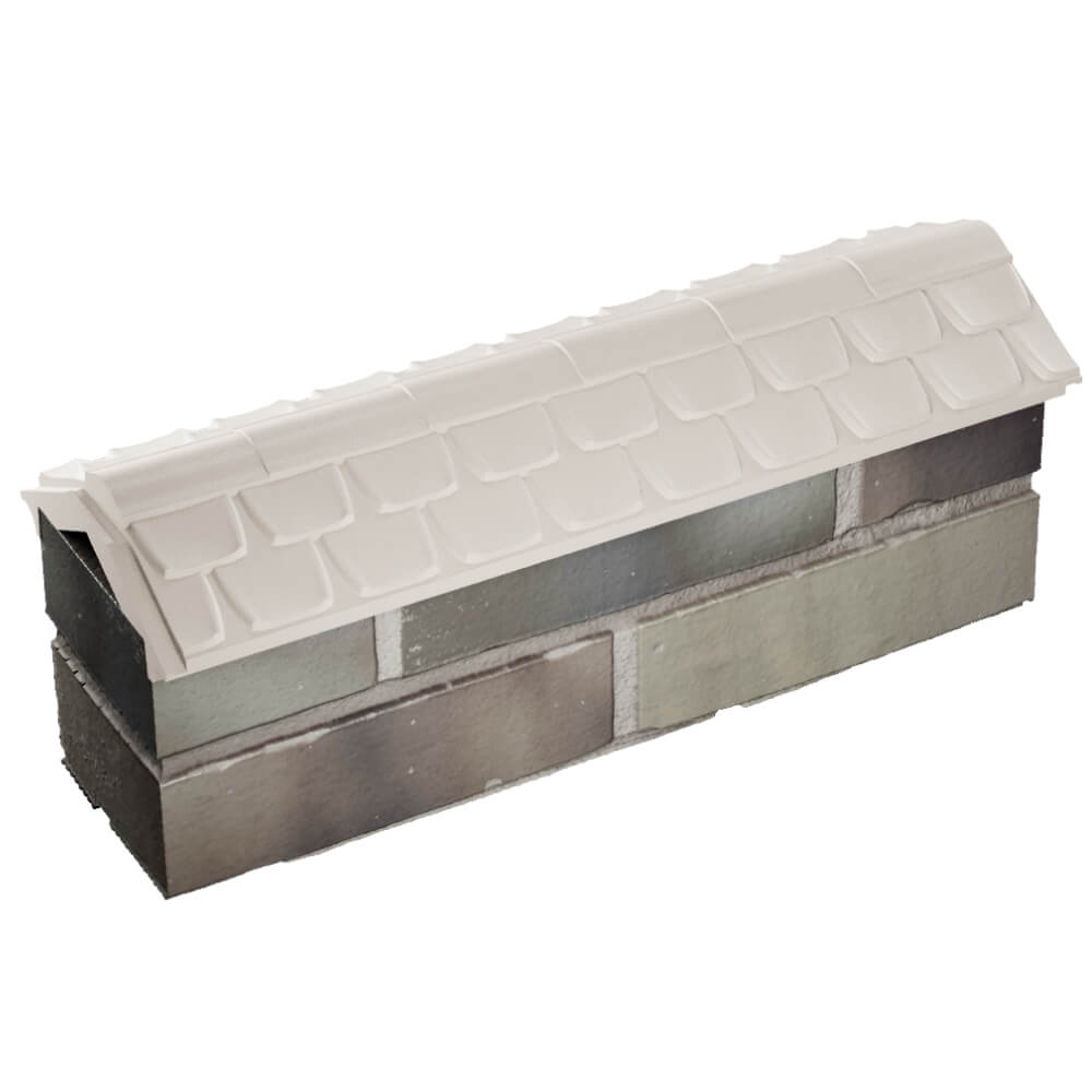 Парапет Zking Эльбрус Бежевый с посадкой на 0.5 кирпича (130мм) в Армавире фото