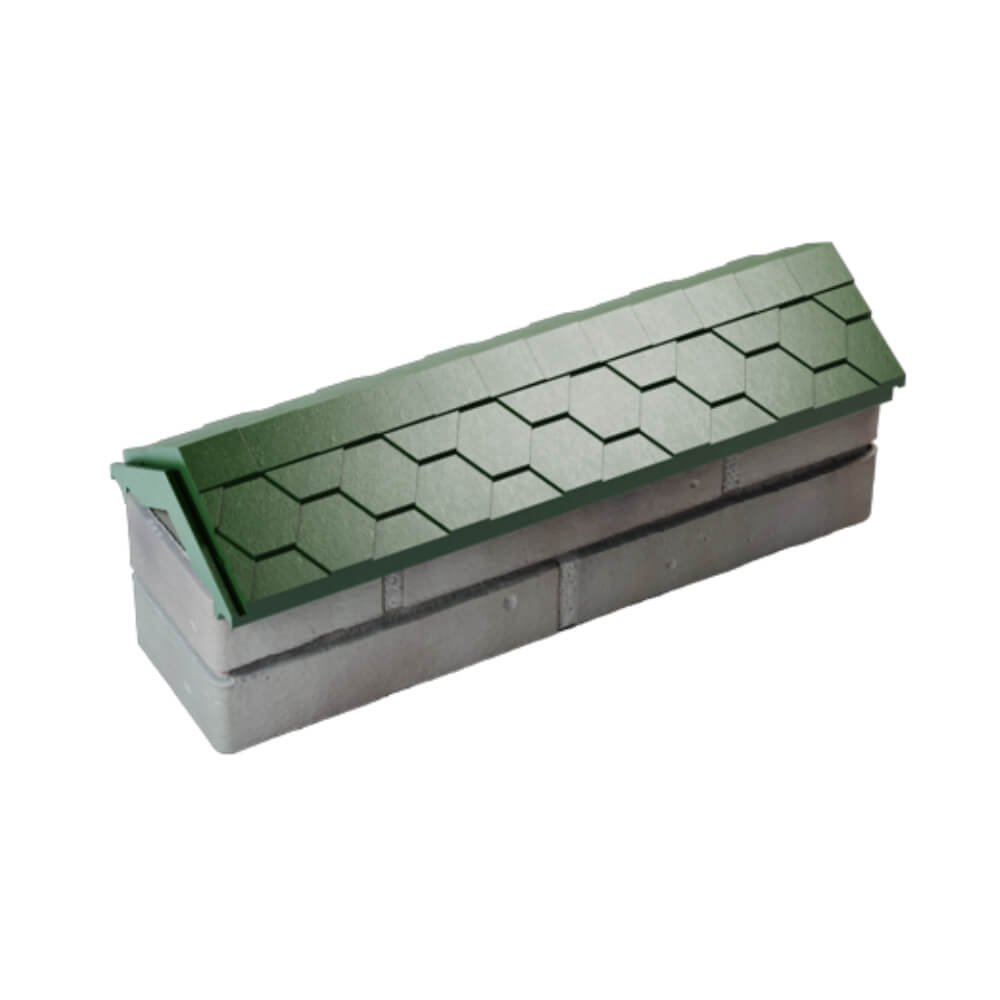 Парапет Zking Эверест Зеленый с посадкой на 0.5 кирпича (130мм) в Армавире фото