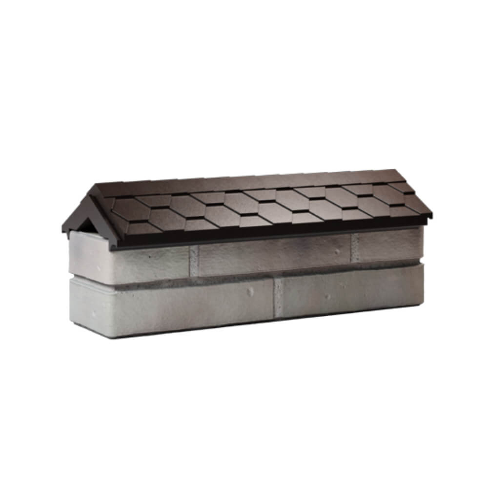 Парапет Zking Эверест Коричневый с посадкой на 0.5 кирпича (130мм) Армавир фото