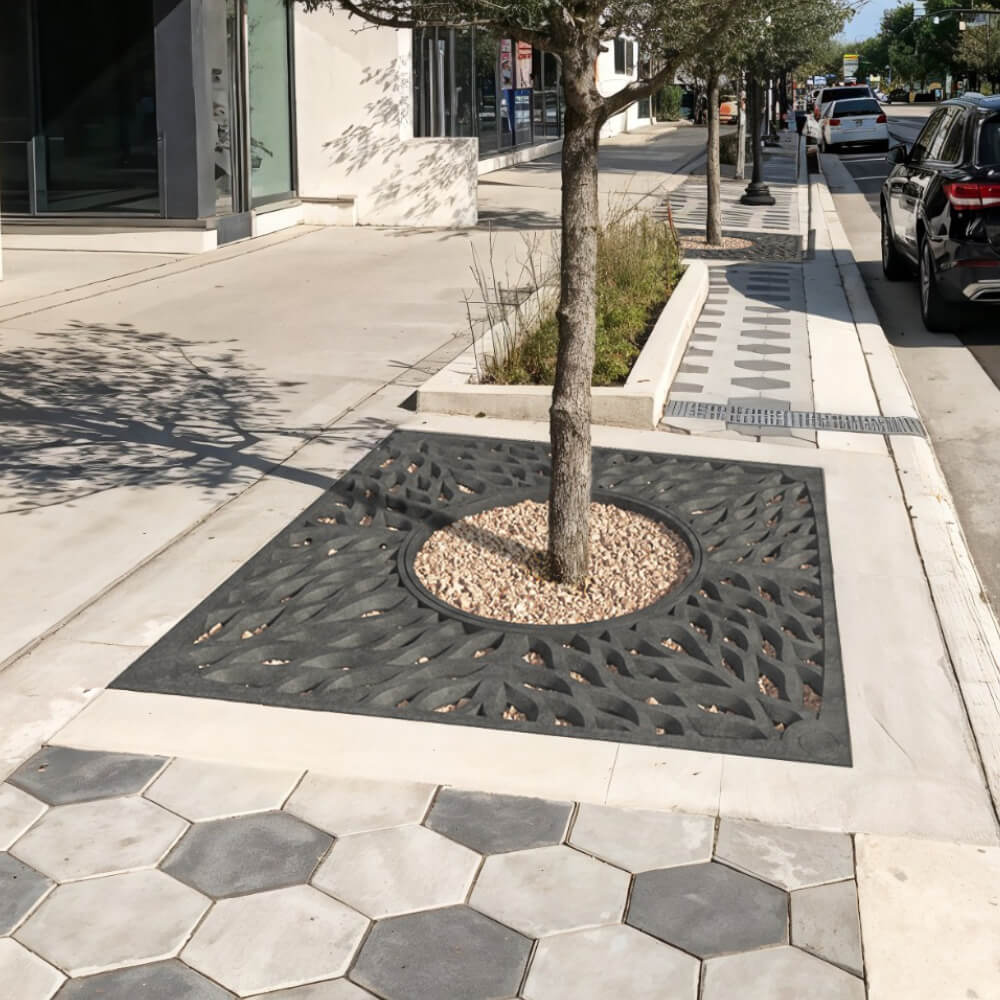 Приствольная решетка для дерева ZKING CRUST 2х2м Черная в Армавире фото