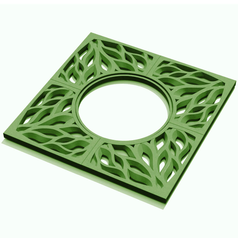 Приствольная решетка для дерева ZKING CRUST 1.2х1.2м Зеленая в Армавире фото