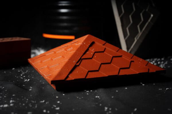 Колпак Zking Эверест Красный на столб 1.5х1.5 кирпича (390х390мм) в Армавире фото